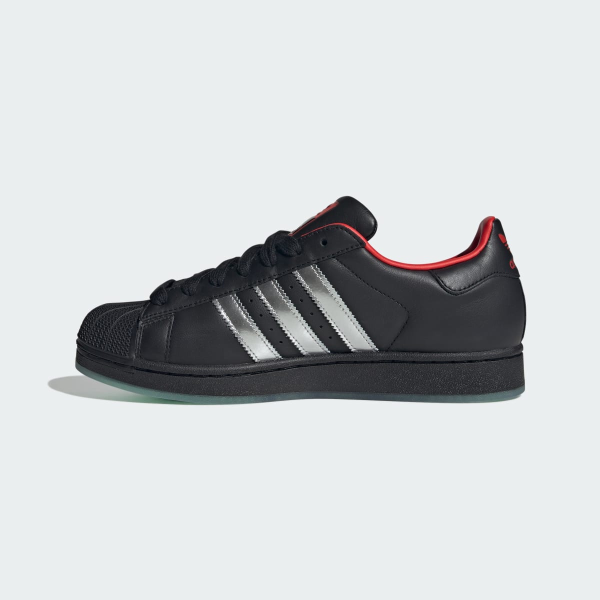 Overkicks - Adidas Superstar Coca-Cola Black (KH6891) - detalle lateral interior