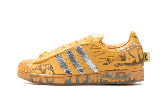Overkicks - Adidas Superstar Hellstar Hazy Orange (LA1501) - vista lateral