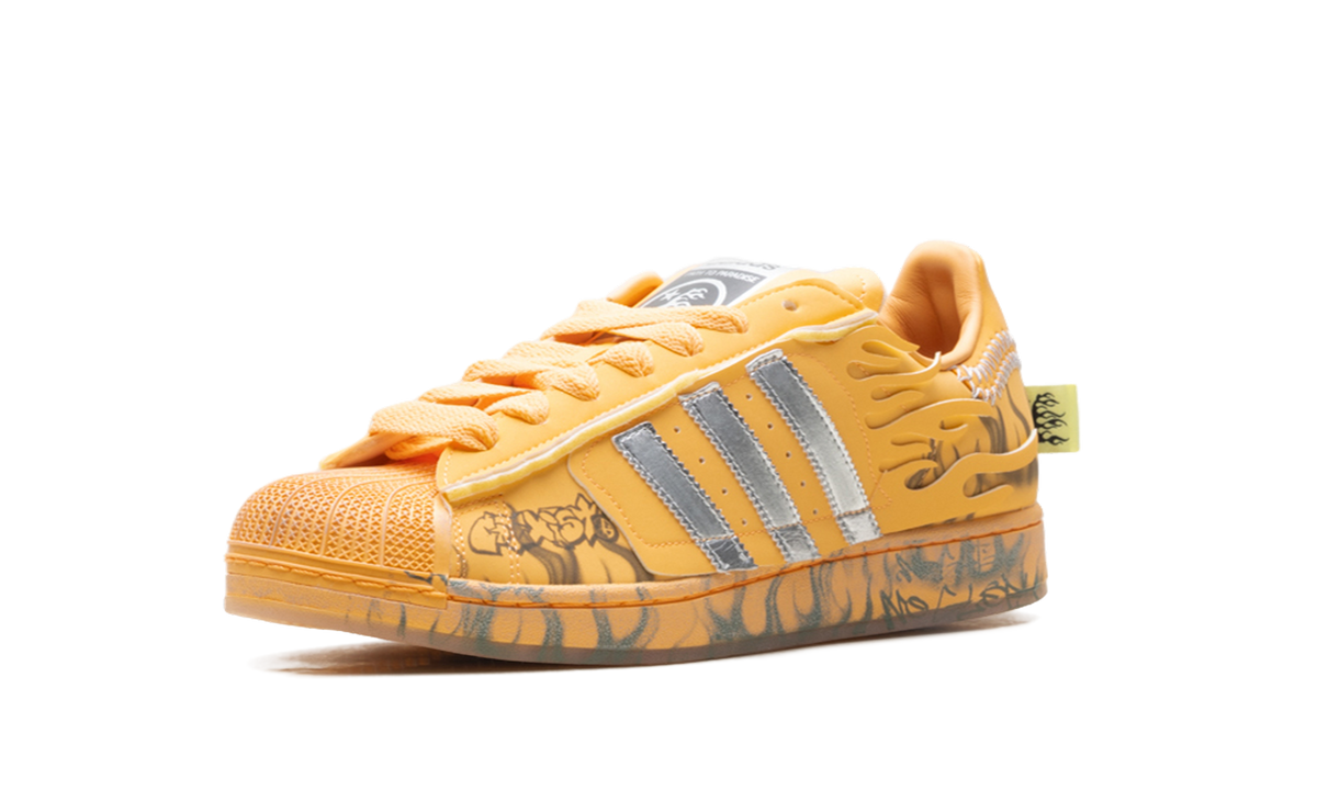 Overkicks - Adidas Superstar Hellstar Hazy Orange (LA1501) - par completo