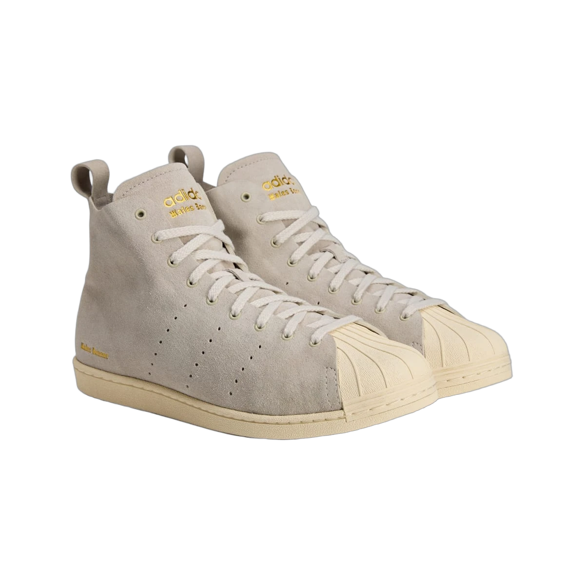 Overkicks - Adidas Superstar Hi Wales Bonner Mist Stone (JQ7633) - detalle suela