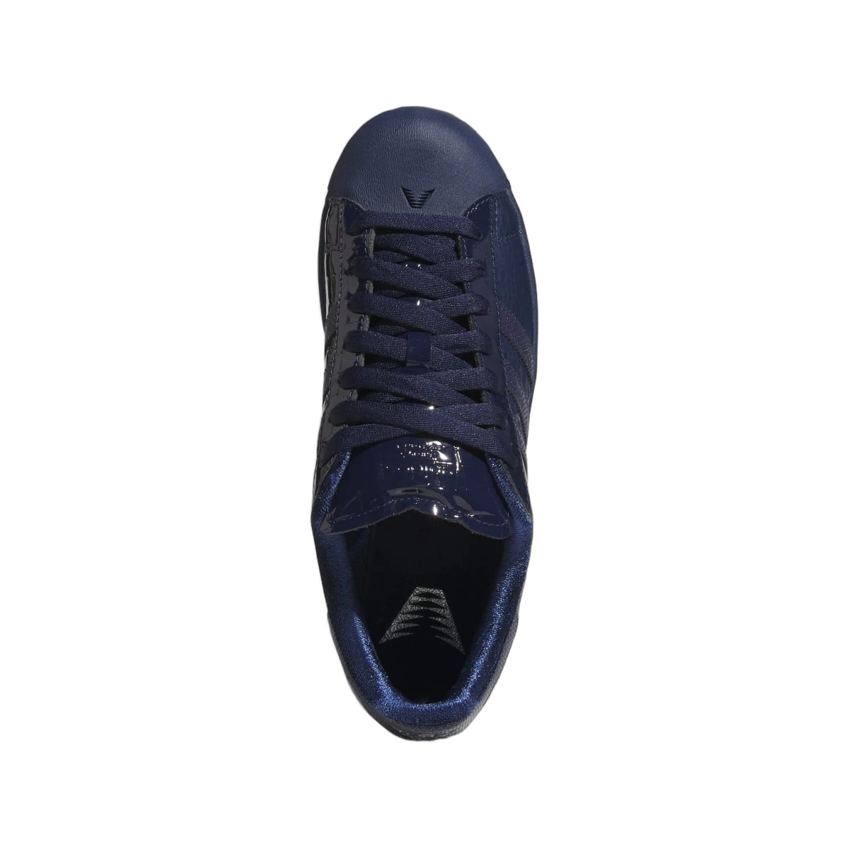 Overkicks - Adidas Superstar II Anthony Edwards Navy Croc (KI6585) - vista trasera