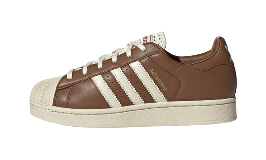 Overkicks - Adidas Superstar II Basketweave Tongue Dusky Bronze (KI3576) - vista lateral