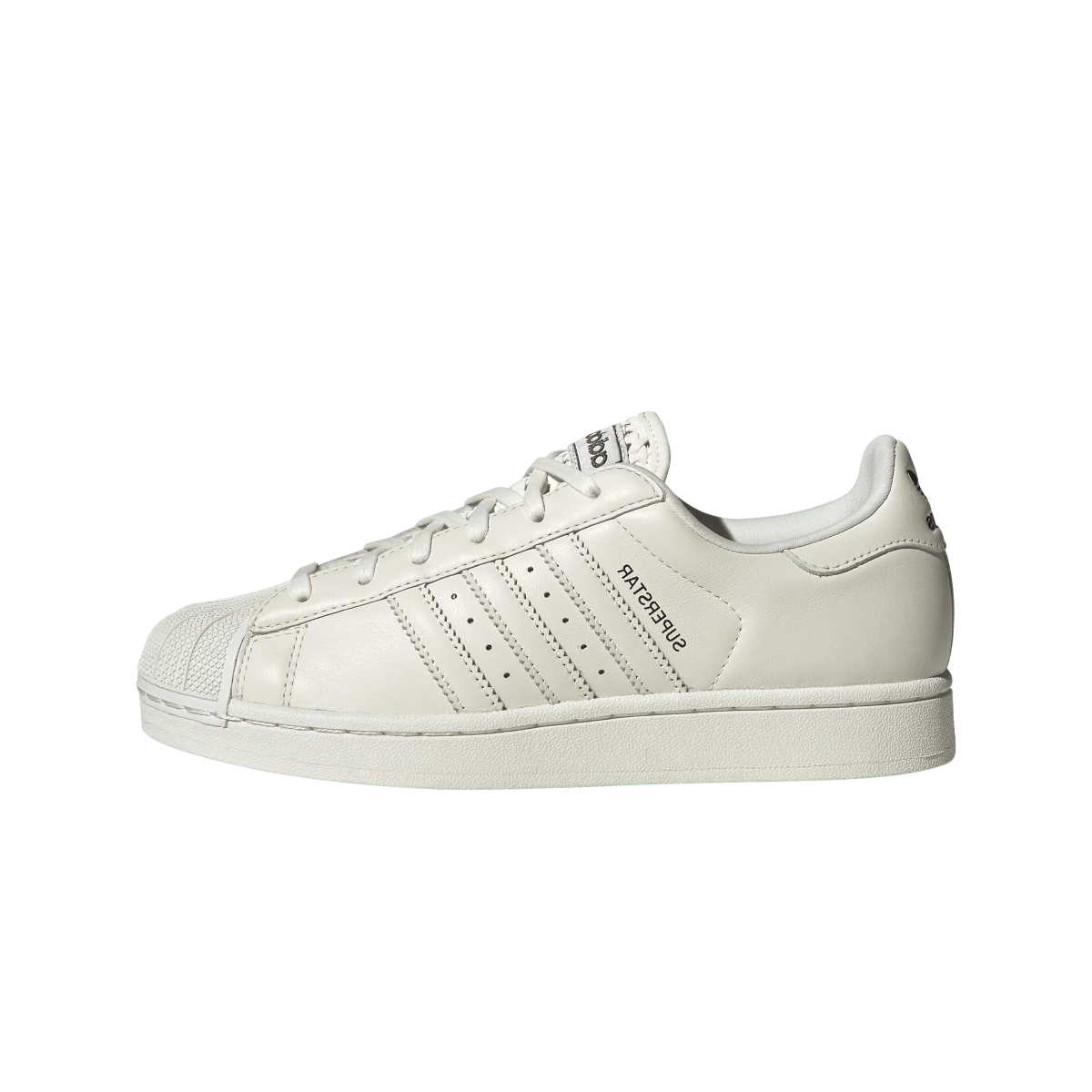 Overkicks - Adidas Superstar II Basketweave Tongue Off White (KJ1721) - vista lateral