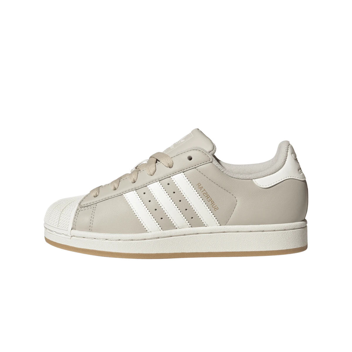 Overkicks - Adidas Superstar II Beige Off White (IH4145) - vista lateral