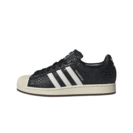 Overkicks - Adidas Superstar II Black Croc Cream White (KH8972) - vista lateral