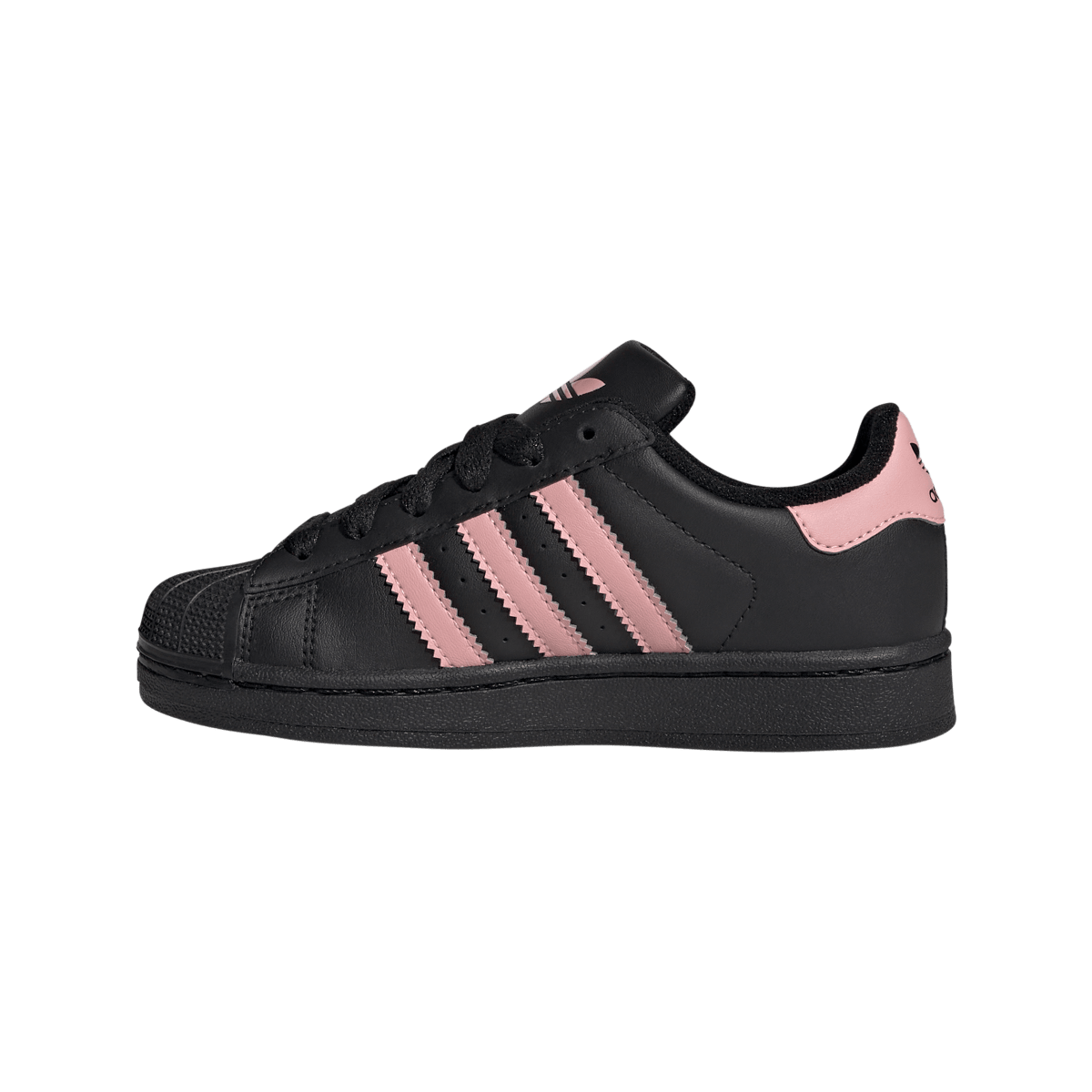 Overkicks - Adidas Superstar II Black Glow Pink (PS) (JP9445) - imagen 6