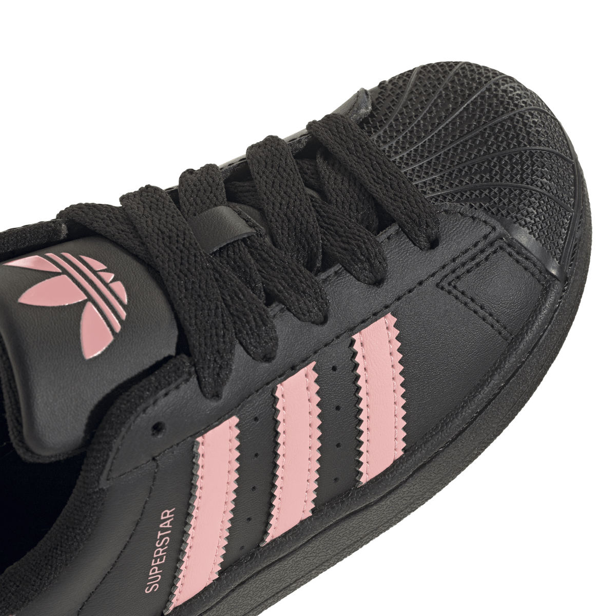 Overkicks - Adidas Superstar II Black Glow Pink (PS) (JP9445) - imagen 7