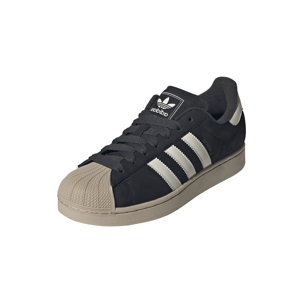Overkicks - Adidas Superstar II Black Off White Stone Khaki (KH8959) - vista trasera
