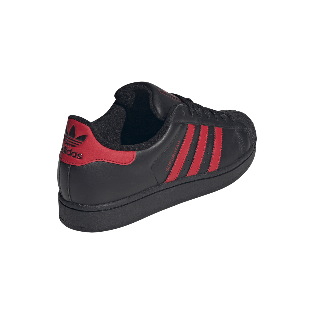 Overkicks - Adidas Superstar II Black Scarlet (IH4172) - vista superior