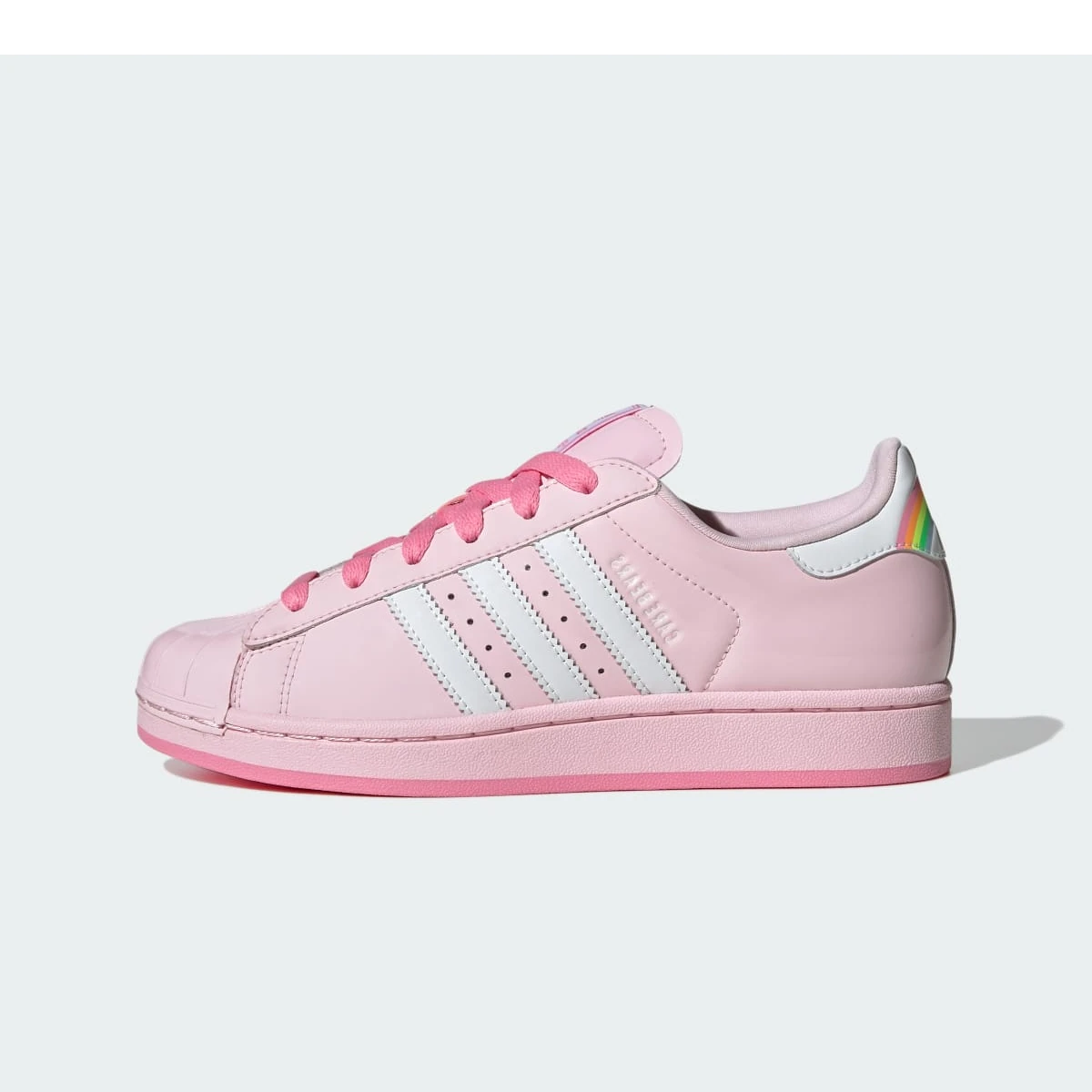 Overkicks - Adidas Superstar II Care Bears Cheer Bear (Womens) (KK4864) - vista lateral