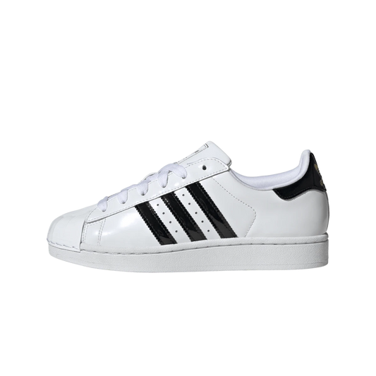 Overkicks - Adidas Superstar II Cloud White Core Black Gold Metallic (JS4010) - vista lateral