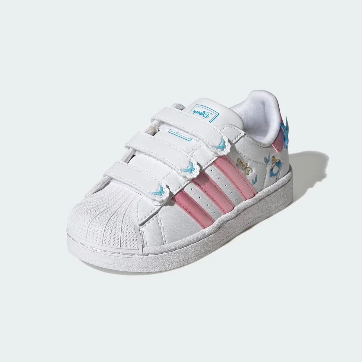 Overkicks - Adidas Superstar II Comfort Closure Disney White Light Pink Aquamarine (PS) (IH1735) - imagen 2