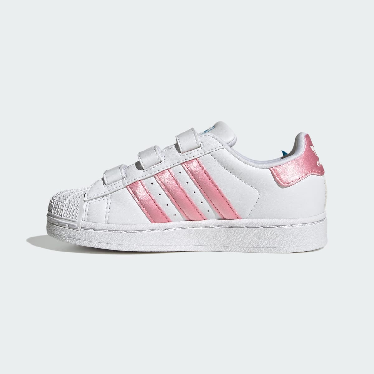 Overkicks - Adidas Superstar II Comfort Closure Disney White Light Pink Aquamarine (PS) (IH1735) - imagen 7