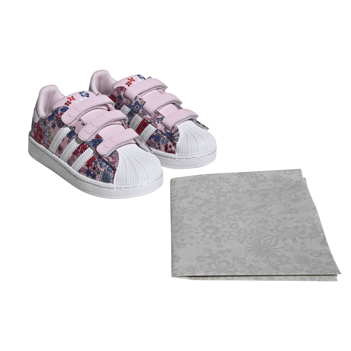 Overkicks - Adidas Superstar II Comfort Closure Liberty London Clear Pink Floral (PS) (JQ2004) - imagen 3