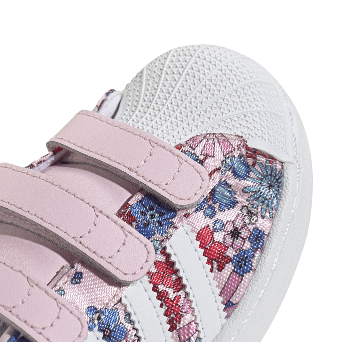 Overkicks - Adidas Superstar II Comfort Closure Liberty London Clear Pink Floral (PS) (JQ2004) - imagen 8