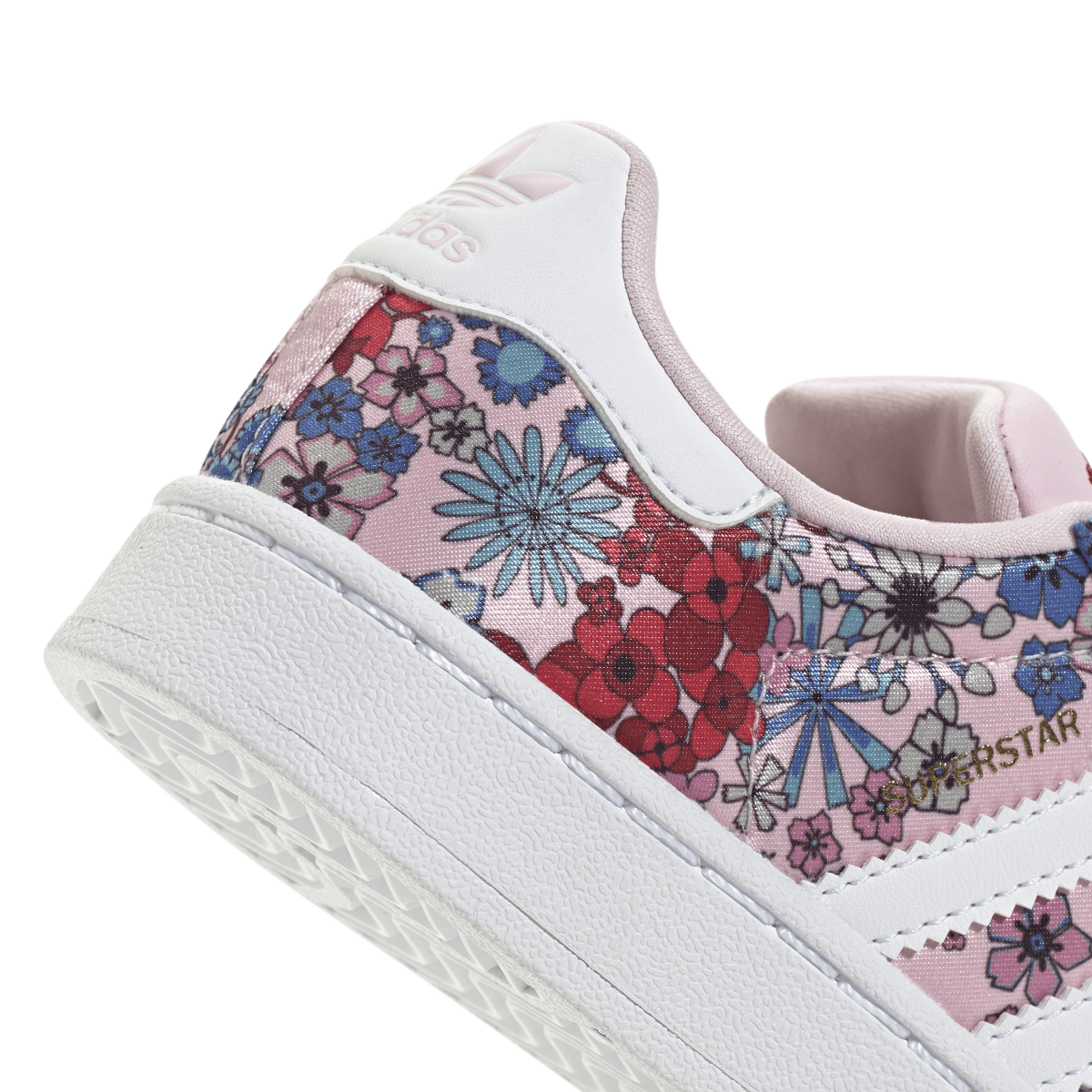 Overkicks - Adidas Superstar II Comfort Closure Liberty London Clear Pink Floral (PS) (JQ2004) - imagen 9