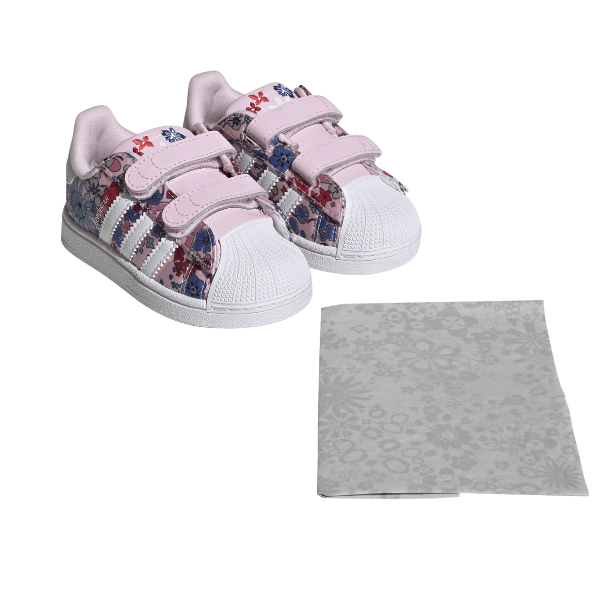 Overkicks - Adidas Superstar II Comfort Closure Liberty London Clear Pink Floral (TD) (JQ2003) - imagen 3