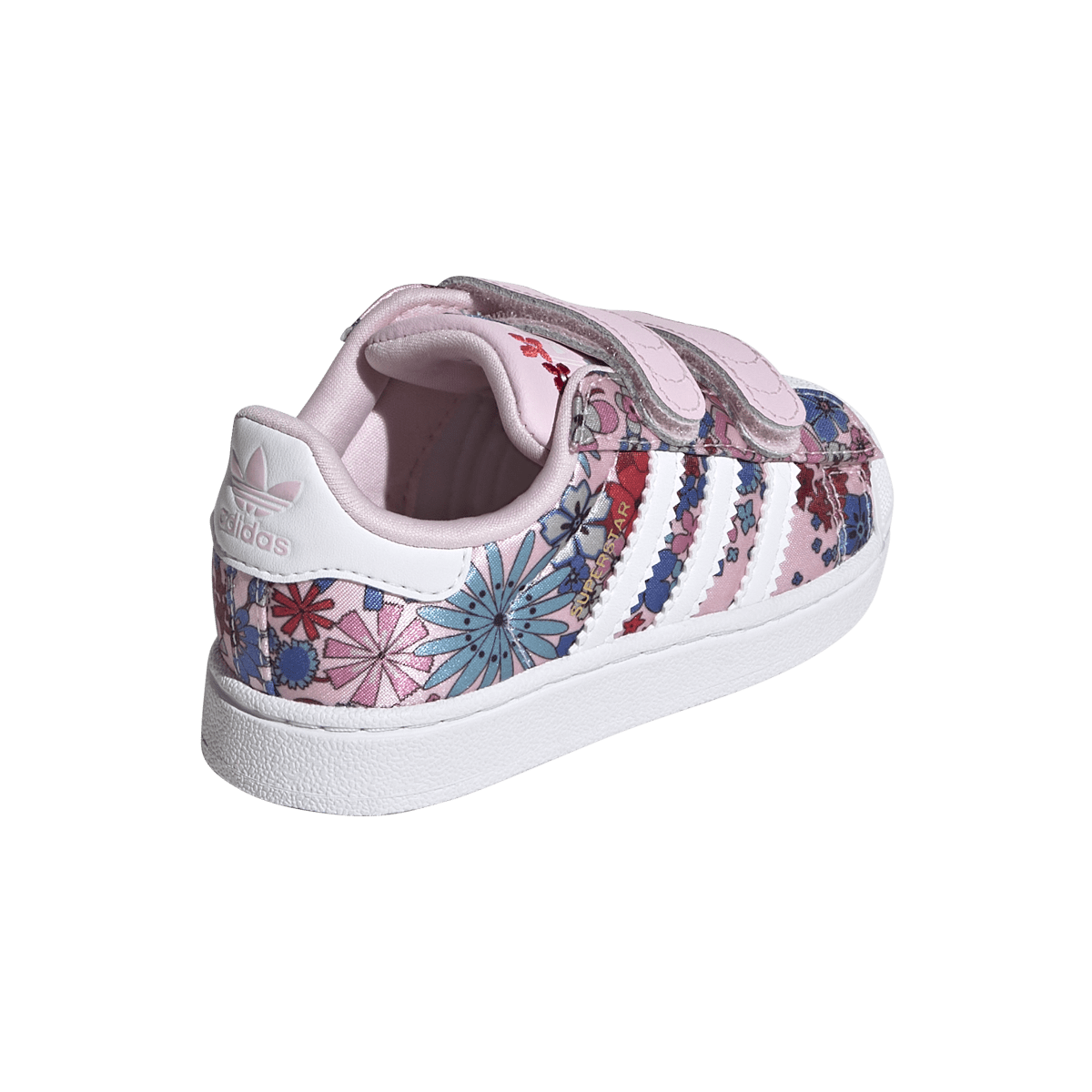 Overkicks - Adidas Superstar II Comfort Closure Liberty London Clear Pink Floral (TD) (JQ2003) - imagen 6