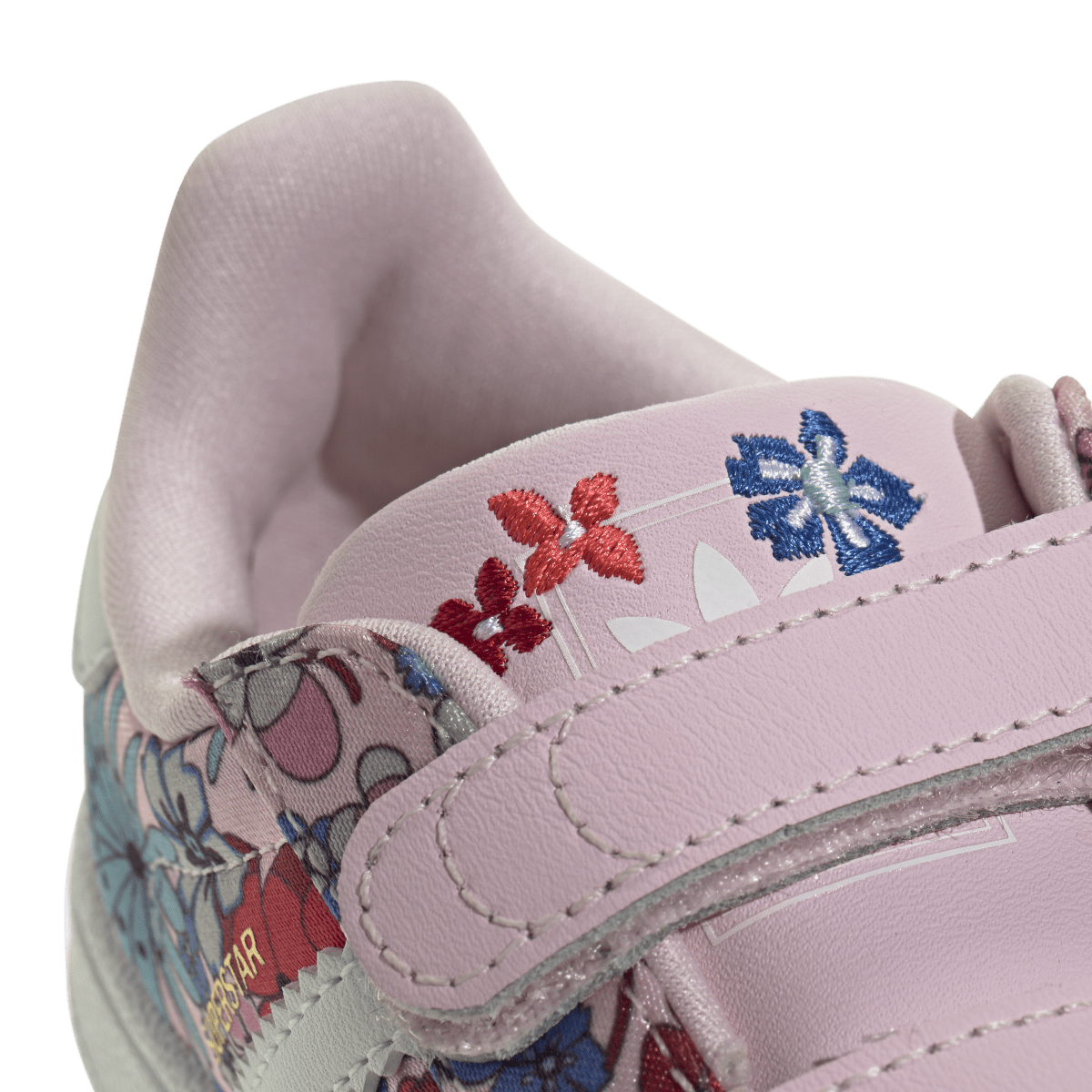 Overkicks - Adidas Superstar II Comfort Closure Liberty London Clear Pink Floral (TD) (JQ2003) - imagen 8