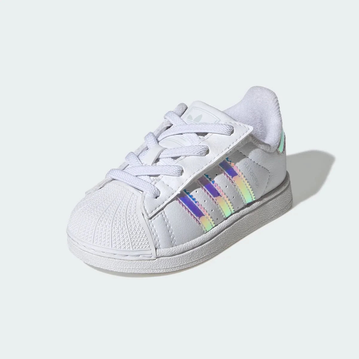 Overkicks - Adidas Superstar II Comfort Closure White Iridescent Stripes (TD) (JQ1791) - imagen 2