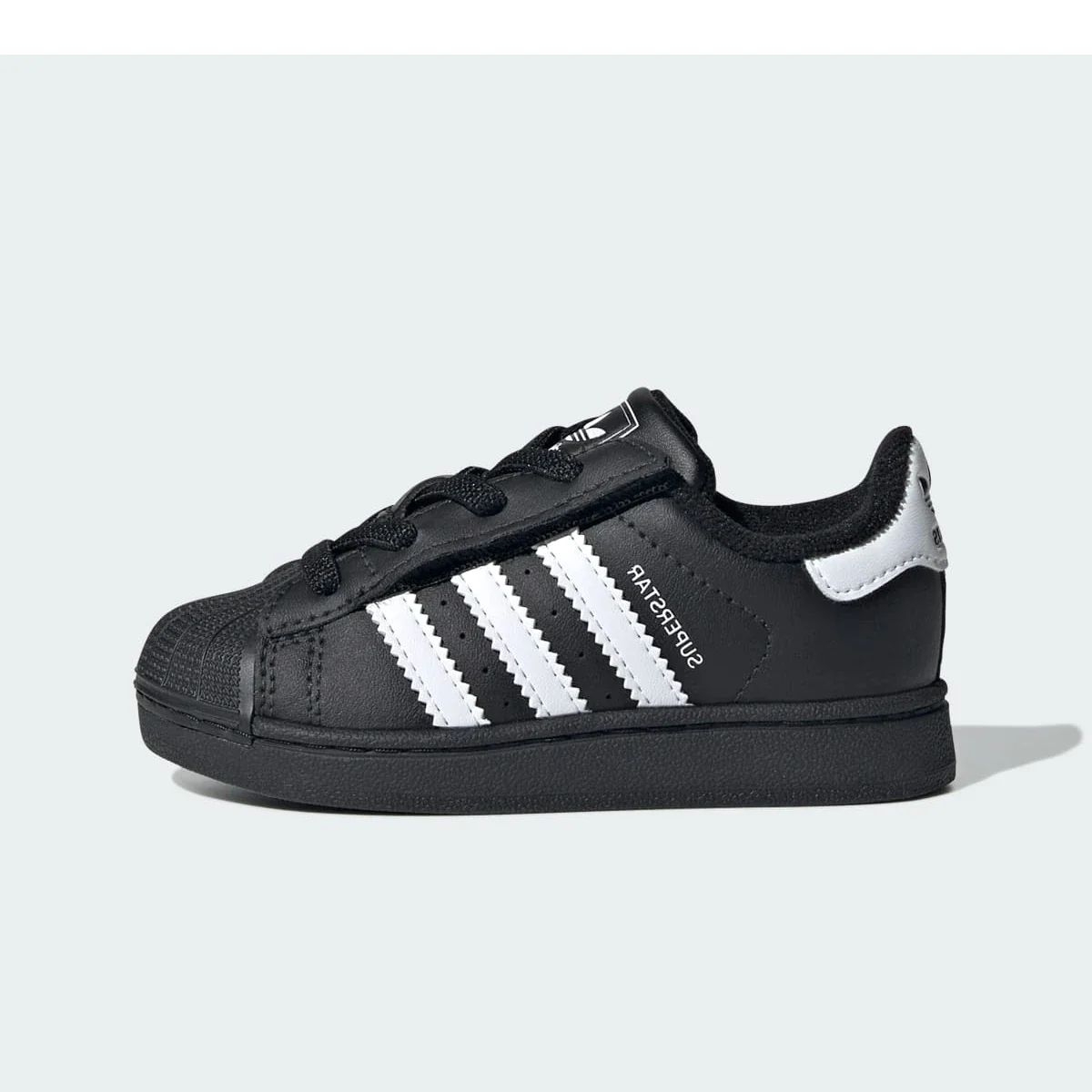 Overkicks - Adidas Superstar II Core Black Cloud White (TD) (JH9985) - vista lateral