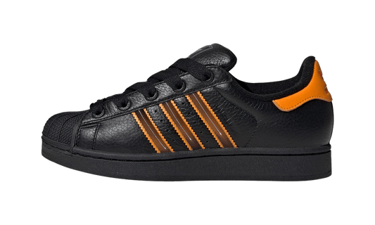 Overkicks - Adidas Superstar II Core Black Crew Orange Semi Impact Orange (JQ6469) - vista lateral