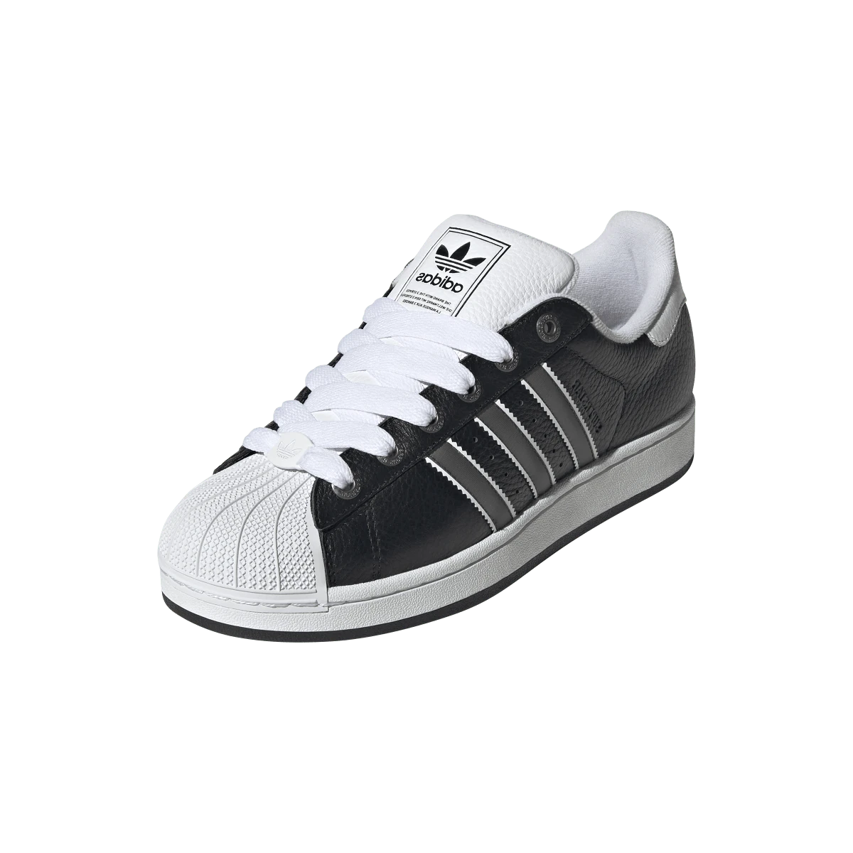 Overkicks - Adidas Superstar II Core Black Matte Silver Cloud White (JQ3209) - vista trasera