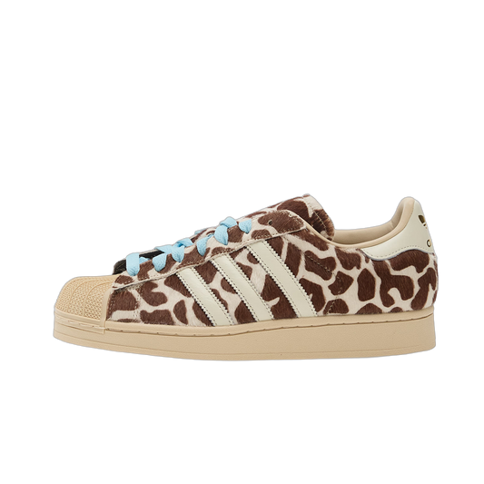 Overkicks - Adidas Superstar II Cow Print Crystal Linen (KH9031) - vista lateral