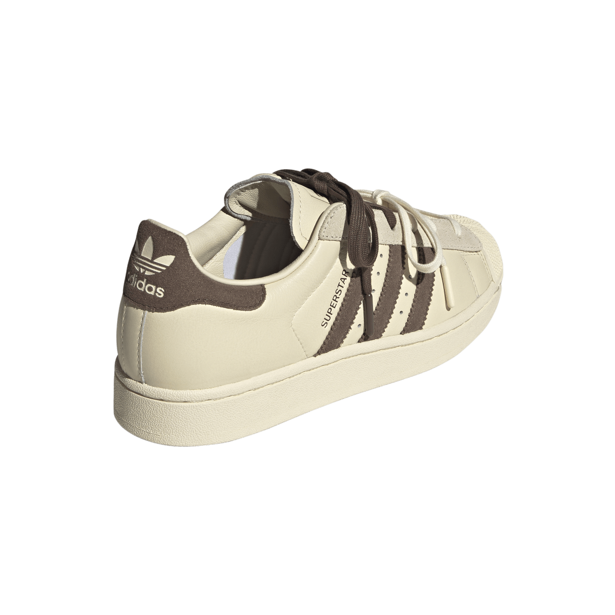 Overkicks - Adidas Superstar II Cream White Earth Strata (KH8707) - detalle lateral interior
