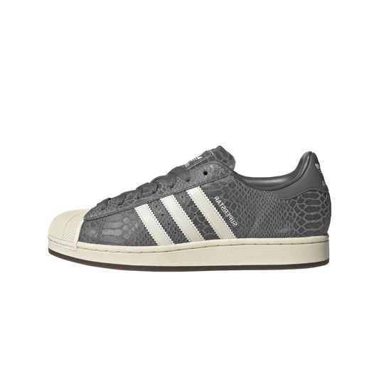Overkicks - Adidas Superstar II Grey Croc Cream White (KH8973) - vista lateral