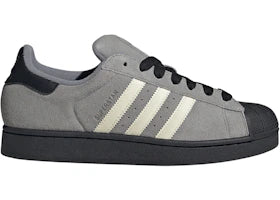 Overkicks - Adidas Superstar II Grey Three Cream White (JQ3222) - vista lateral