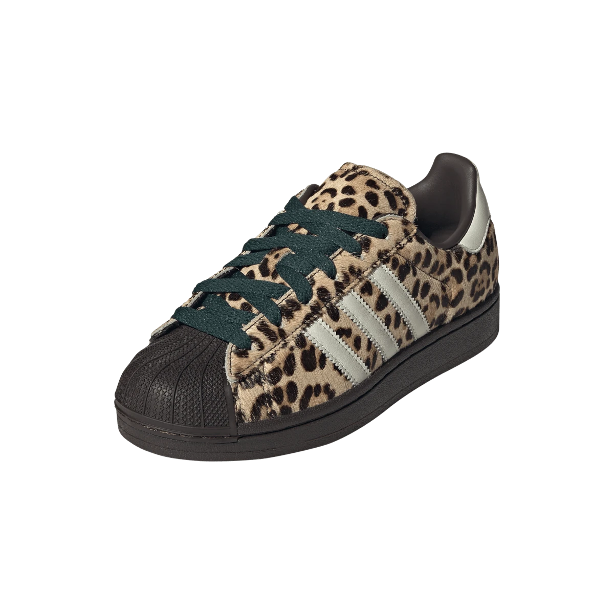 Overkicks - Adidas Superstar II Leopard Dark Brown Ivory (KI4203) - vista trasera
