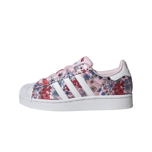Overkicks - Adidas Superstar II Liberty London Clear Pink Floral (JQ2005) - vista lateral