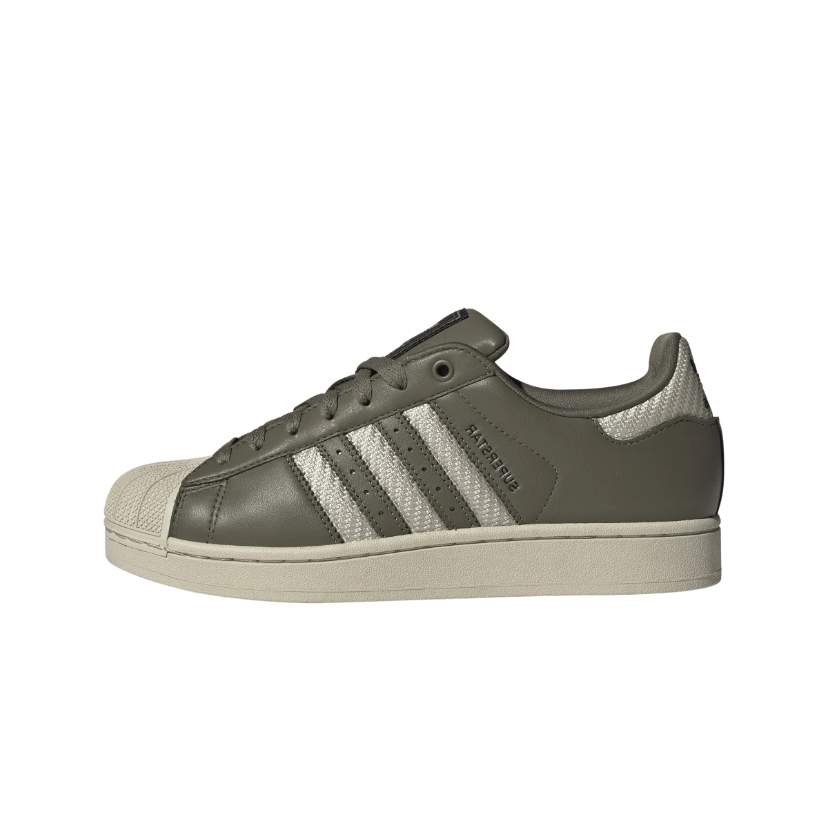 Overkicks - Adidas Superstar II Medium Dark Khaki Bliss (JQ3181) - vista lateral