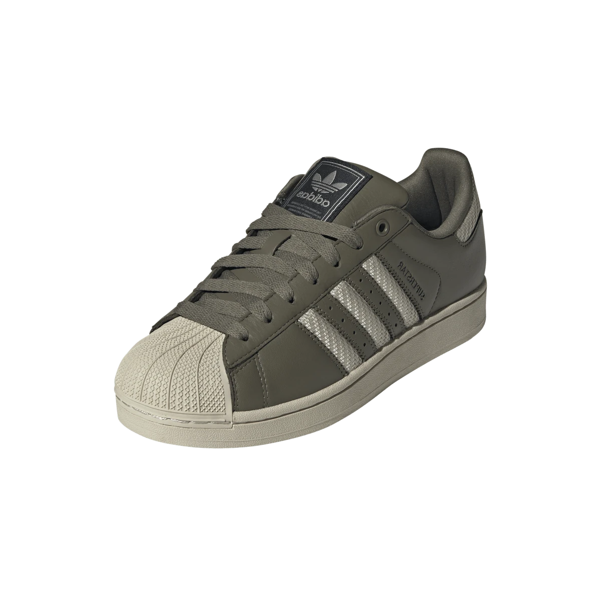 Overkicks - Adidas Superstar II Medium Dark Khaki Bliss (JQ3181) - vista trasera