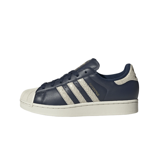 Overkicks - Adidas Superstar II Night Indigo Off White Snakeskin (KI3571) - vista lateral