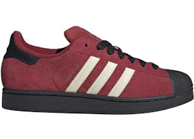 Overkicks - Adidas Superstar II Noble Maroon Cream White (JQ3220) - vista lateral
