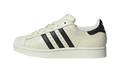 Adidas Superstar II Off White Black Cracked Leather (Women's)