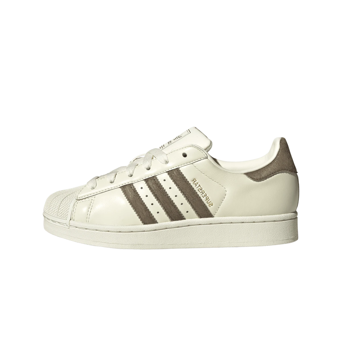 Overkicks - Adidas Superstar II Off White Earth Strata (KI3575) - vista lateral
