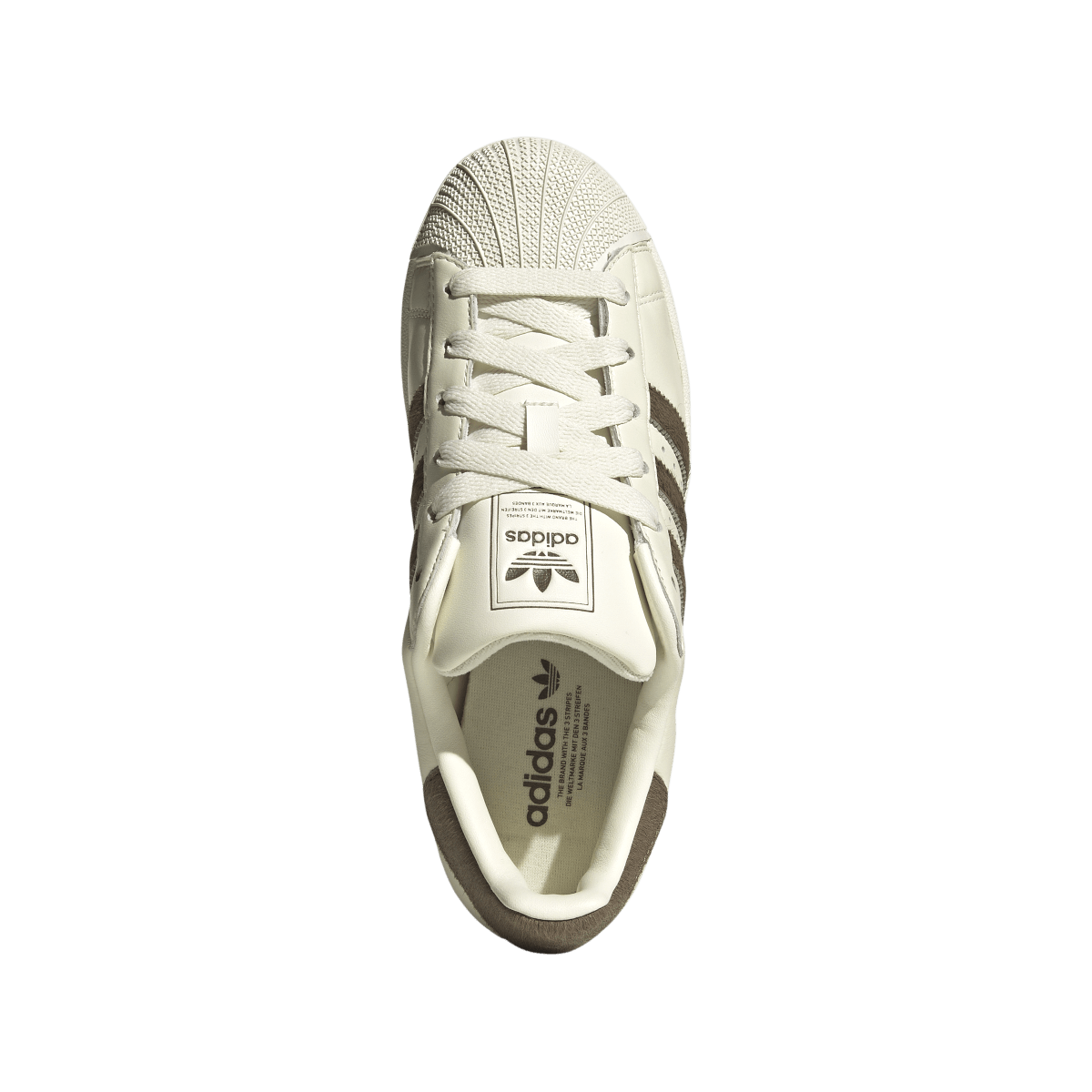 Overkicks - Adidas Superstar II Off White Earth Strata (KI3575) - par completo