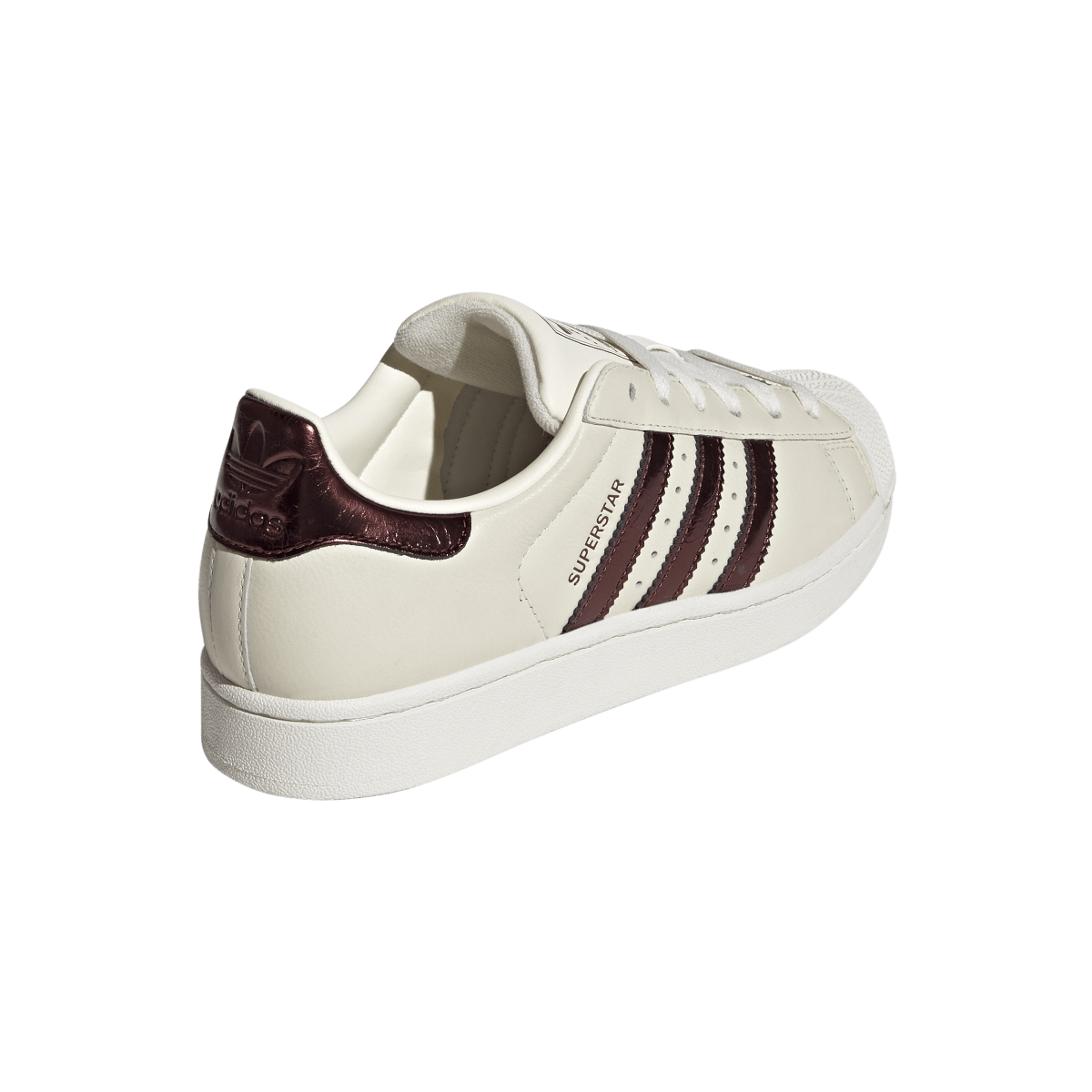Overkicks - Adidas Superstar II Off White Maroon Gold Metallic (KJ4692) - vista superior
