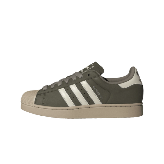 Overkicks - Adidas Superstar II Olive Strata Stone Khaki (IH9315) - vista lateral