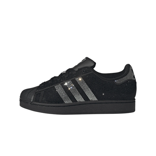 Overkicks - Adidas Superstar II Rhinestone Black Silver (IH4200) - vista lateral