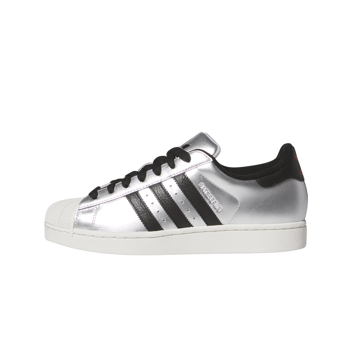 Overkicks - Adidas Superstar II Silver Metallic Black (KI2005) - vista lateral