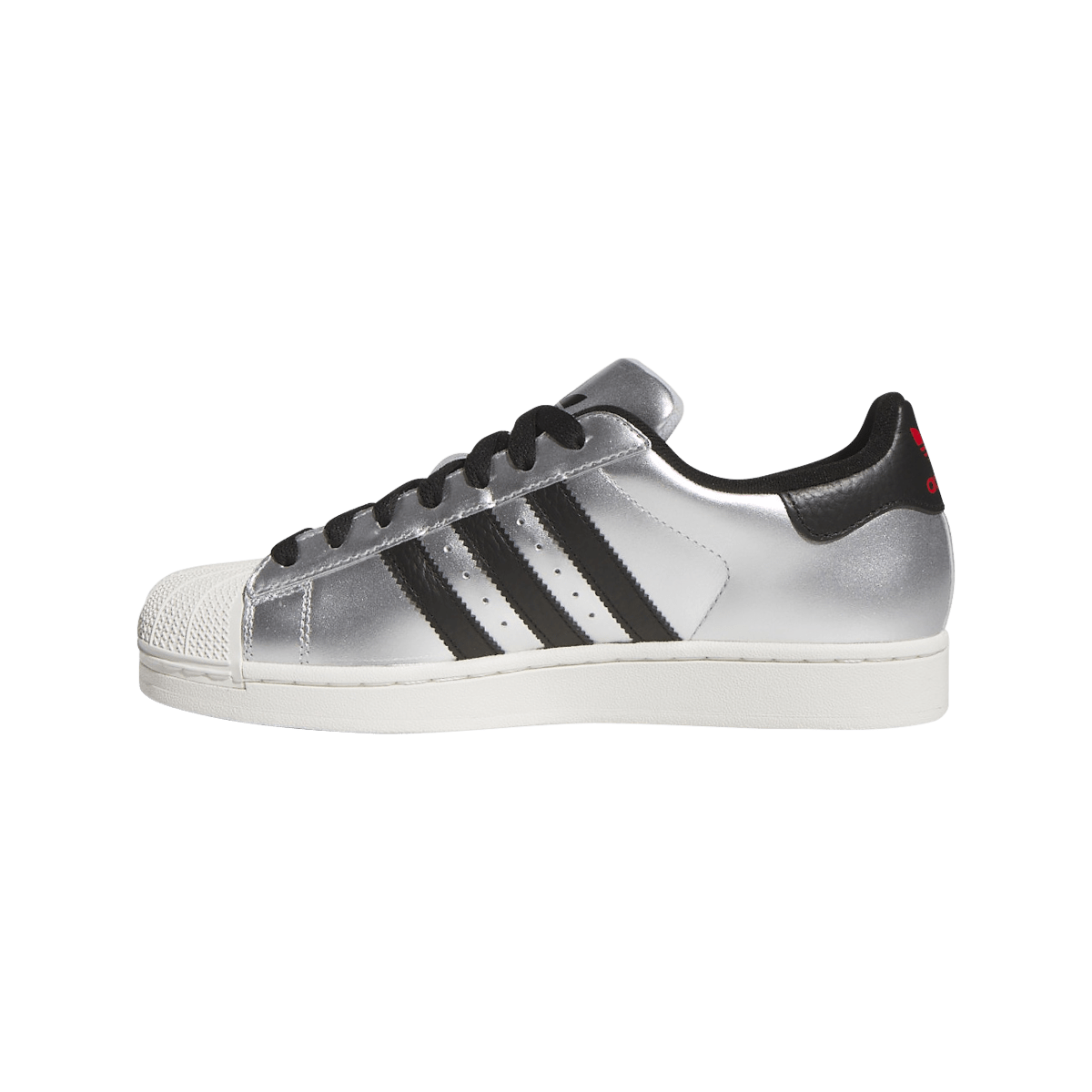 Overkicks - Adidas Superstar II Silver Metallic Black (KI2005) - detalle talón
