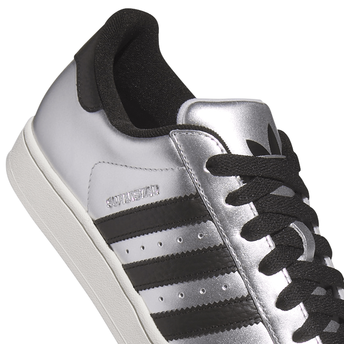 Overkicks - Adidas Superstar II Silver Metallic Black (KI2005) - detalle