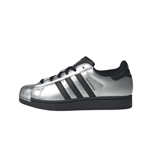 Overkicks - Adidas Superstar II Silver Metallic Black (IH1599) - vista lateral