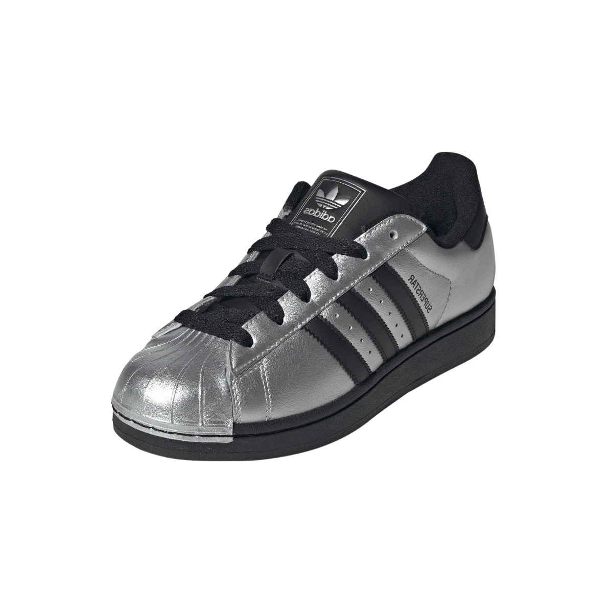 Overkicks - Adidas Superstar II Silver Metallic Black (IH1599) - vista trasera