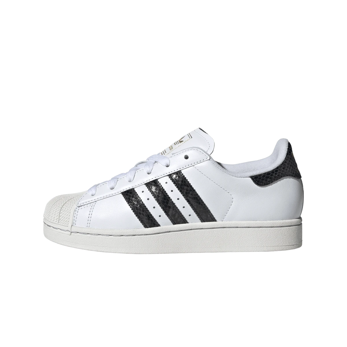 Overkicks - Adidas Superstar II Snakeskin Stripes White (JP8162) - vista lateral