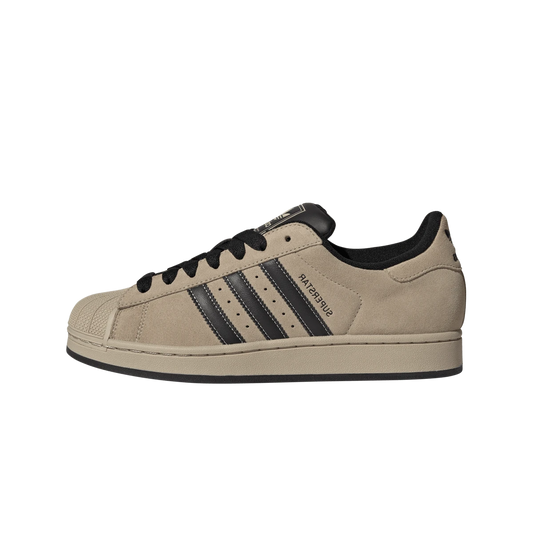 Overkicks - Adidas Superstar II Stone Khaki Black (IH9320) - vista lateral